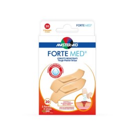 Master Aid Forte Med, Αυτοκόλλητοι Μικροεπίδεσμοι Στενοί & Φαρδιοί, 20τμχ.