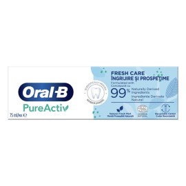 ORAL-B Pureactiv Fresh Care Natural Mint, Οδοντόκρεμα με 99% Φυσικά Συστατικά 75ml