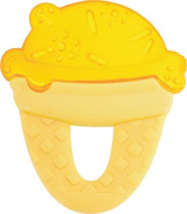 Chicco Fresh Relax Teething Ring, Δροσιστικός Μασητικός Κρίκος Οδοντοφυϊας σε Κίτρινο Χρώμα & Σχήμα Παγωτό από 4m+ , 1τμχ : Κίτρινο