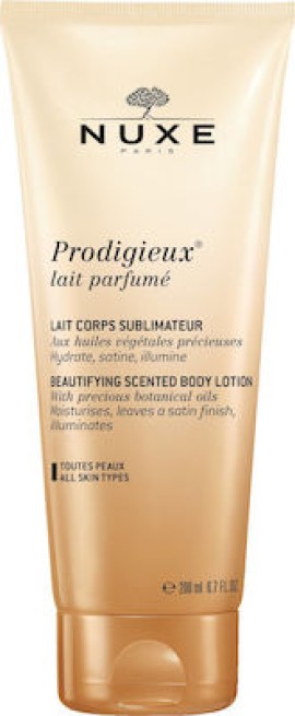 Nuxe Prodigieux Lait Parfume Beautifying Scented Body Lotion, Αρωματικό Γαλάκτωμα Σώματος με Πολύτιμα Έλαια 200ml