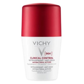 Vichy Clinical Control Roll-On Deodorant & Antiperspirant 96h, Αποσμητικό για Ευαίσθητες Επιδερμίδες 50ml