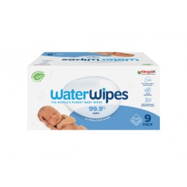 WaterWipes Value Pack, Βρεφικά Υγρά Μαντηλάκια με 99,9% Νερό και Μία Σταγόνα από Γκρέϋπφρουτ (9X60)