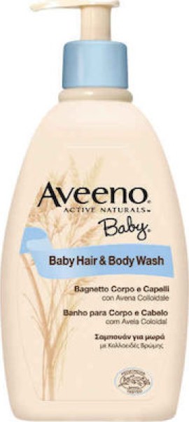 Aveeno Baby Daily Care Baby Hair & Body Wash Σαμπουάν & Αφρόλουτρο για Μωρά 300ml