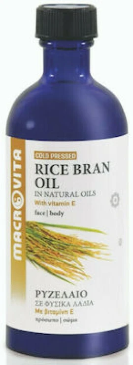 Macrovita Rice Bran Oil, Ρυζελαιο σε Φυσικά Έλαια 100ml