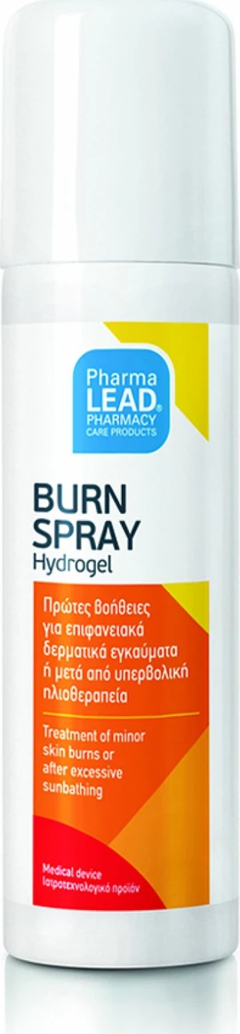 Vitorgan Pharmalead Burn Hydrogel Spray, Πρώτες Βοήθειες για Επιφανειακά Εγκαύματα, 50ml