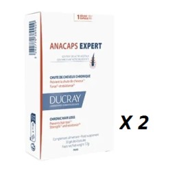 Ducray Anacaps Expert Promo, Συμπλήρωμα Διατροφής για Πρόληψη της Τριχόπτωσης 2x30caps
