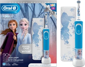 Oral-B Kids 3+ Vitality Special Edition Frozen 2 Extra Soft & Δώρο Θήκη Ταξιδίου