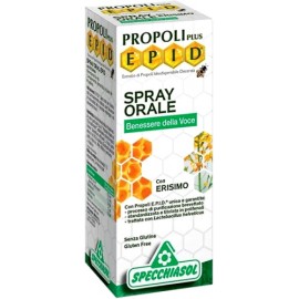 Specchiasol Propoli Plus Epid Oral Spray Erisimo,  Σπρέι Πρόπολης για Πονόλαιμο και Βήχα 15ml