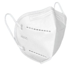 Μάσκα Υψηλής Προστασίας σε ατομική Συσκευασία FFP2 KN95/N95, 1τμχ : Λευκό