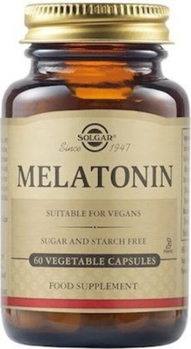 Solgar Melatonin, Συμπλήρωμα Διατροφής με Μελατονίνη 60 Ταμπλέτες