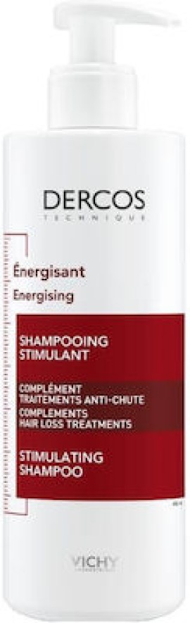Vichy Dercos Aminexil Niacinamide Energising Stimulating Shampoo, Σαμπουάν κατά της Τριχόπτωσης για Όλους τους Τύπους Μαλλιών 400ml