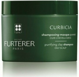 Rene Furterer Curbicia Purifying Clay Shampoo Oily Scalp, Σαμπουάν - Μάσκα καθαρισμού για Λιπαρά Μαλλιά με Απορροφητική Άργιλο, 200ml