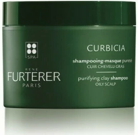 Rene Furterer Curbicia Purifying Clay Shampoo Oily Scalp, Σαμπουάν - Μάσκα καθαρισμού για Λιπαρά Μαλλιά με Απορροφητική Άργιλο, 200ml