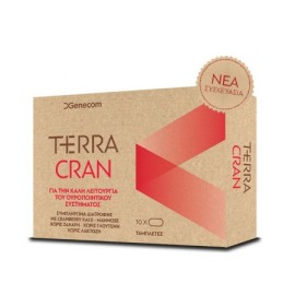 Genecom Terra Cran Συμπλήρωμα Διατροφής για την Καλή Υγεία του Ουροποιητικού Συστήματος 10tabs