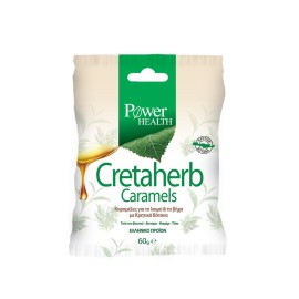 Power Health Cretaherb Caramels Καραμέλες για τον Ερεθισμένο Λαιμό & το Βήχα με Κρητικά Βότανα, 60gr