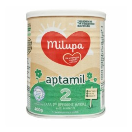Milupa Aptamil 2 Γάλα  σε Σκόνη για Βρέφη από 6 έως 12 Μηνών, 400gr