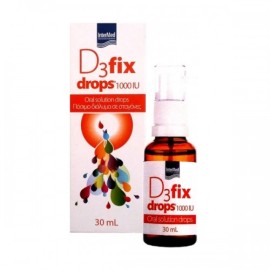 Intermed D3 Fix Drops 1000IU, Παιδικό Συμπλήρωμα Διατροφής με Βιταμίνη D3 σε σταγόνες, 30ml