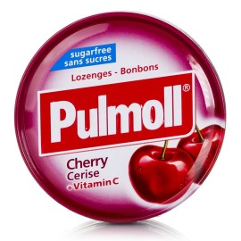 Pulmoll  Cherry Cerise + Vitamin C,Καραμέλες με Κεράσι & Βιταμίνη C για το Βήχα, τον Πονόλαιμο, την Τόνωση Ανοσοποιητικού 45gr