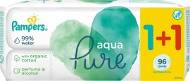 Pampers Aqua Pure Promo, (1+1 Δώρο) Μωρομάντηλα 99% νερό, 2x48 τεμάχια 96 ΤΜΧ