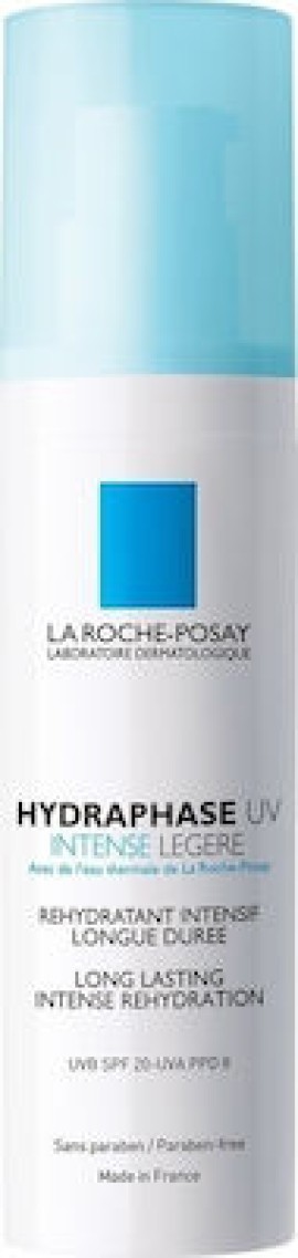 La Roche Posay Hydraphase UV Intense Legere, Λεπτόρευστη Κρέμα με ελαφριά, δροσερή και μη λιπαρή υφή. 50ml