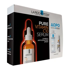 La Roche Posay Set Pure Vitamin C10 Serum 30ml + Δώρο Eau Micellaire Ultra 50ml + Anthelios Age Correct SPF50 3ml