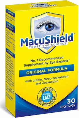 Macushield Eye Health Supplement, Συμπλήρωμα Διατροφής για την Υγεία των Ματιών 30 κάψουλες