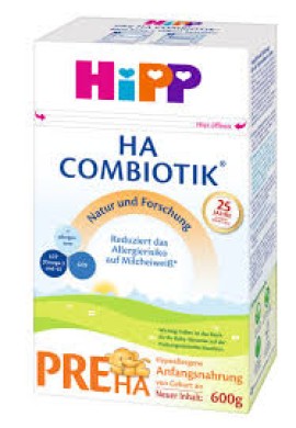 HiPP HA Bio Combiotic®, Υποαλλεργικό Βρεφικό Γάλα , από τη γέννηση με Metafolin 600g