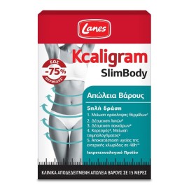 Lanes Kcaligram Slim Body Συμπλήρωμα Διατροφής για την Απώλεια Βάρους, 60caps