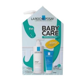La Roche Posay Set Baby Care Lipikar Fluid Soothing Protecting Hydrating Fluid Γαλάκτωμα,  400ml + Δώρο Lipikar Gel Lavant Τζελ Καθαρισμού 100ml