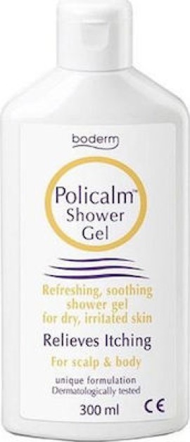 Boderm Knesicalm Shower Gel, Απαλυντικό Αφρόλουτρο για την Αντιμετώπιση του Κνησμού στο Σώμα & στο Κεφάλι. 300ml