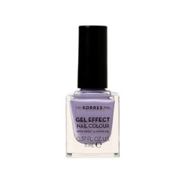 Korres Gel Effect Nail Colour 78 Lilac Moon Με Αμυγδαλέλαιο 11ml