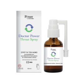 Power Of Nature Doctor Power Throat Καταπραϋντικό Spray για Πονόλαιμο & Βήχα 30ml