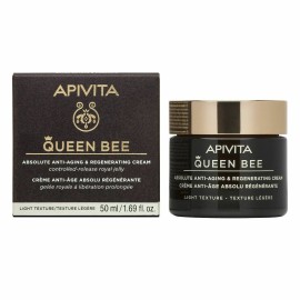 Apivita Queen Bee, Κρέμα Απόλυτης Αντιγήρανσης & Αναγέννησης Ελαφριά Υφή με βασιλικό πολτό (Νέα Συσκευασία) 50ml