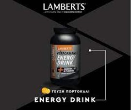 Lamberts Energy Drink Orange, Συμπλήρωμα Διατροφής με Ηλεκτρολύτες 1000gr