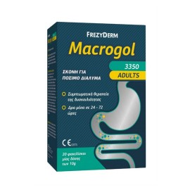 Frezyderm Macrogol Adults, Σκόνη για Συμπτωματική Θεραπεία Δυσκοιλιότητας 3350 10g X 20sachets