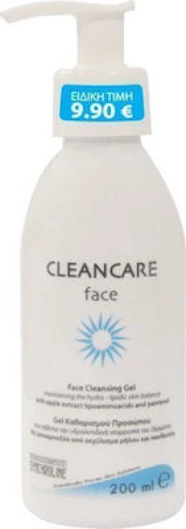 Synchroline Cleancare Face Cleansing Gel with Apple Extract Lipoaminoacids & Panthenol 200ml