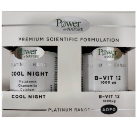 Power Of Nature Power Of Nature Platinum Range Cool Night, 30Caps & Platinum Range B-Vit 12 1000μg, 20Caps