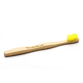 The Humble Co Toothbrush , Oδοντόβουρτσα Soft από Bamboo σε Χρώμα Κίτρινο 1 τμχ