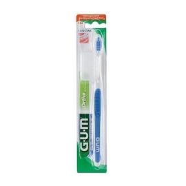 Gum Toohbrush Ortho 124 Toothbrush, Οδοντόβουρτσα Μαλακή σχεδιασμένη για ορθοδοντικές συσκευές σε Μπλέ Χρώμα, 1τμχ