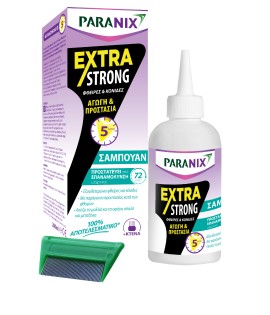 Paranix Extra Strong Shampoo, Προστατευτικό Σαμπουάν Για Φθείρες Ψείρες - Κόνιδες 200ml