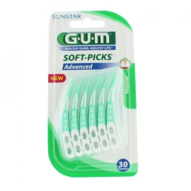Gum Soft Picks Advanced Regular Medium, Μεσοδόντια Βουρτσάκια Δοντιών Μέγεθος Medium 30τμχ