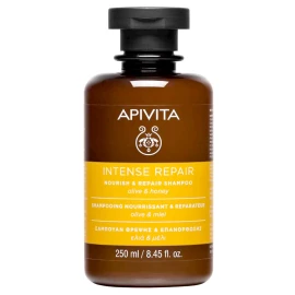 Apivita Nourish & Repair Shampoo with Olive & Honey, Σαμπουάν Θρέψης και Επανόρθωσης με Ελιά & Μέλι 250ml