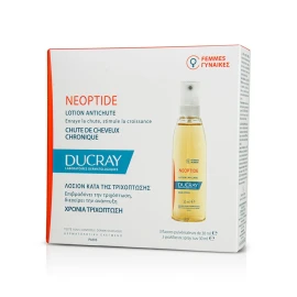 Ducray Neoptide Antihairloss Lotion For Women, Λοσιόν κατά της Τριχόπτωσης για Γυναίκες 3xspray των 30ml