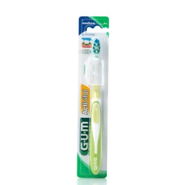 Gum Ativital Compact, Οδοντόβουρτσα Medium 583 (λαχανί), για την πρόληψη της ουλίτιδας και για τη διατήρηση πιο υγειών ούλων