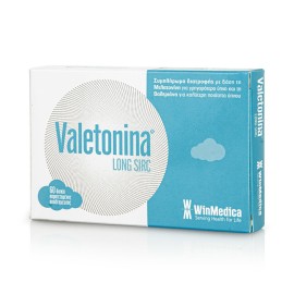 Valetonina Long Sirc, Συμπλήρωμα διατροφής με Μελατονίνη & Βαλεριάνα 60 disks