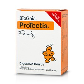 BioGaia Protectis ORS Family, Προβιοτικό διάλυμα ενυδάτωσης +Ζn σε σκόνη, 7φακελάκια
