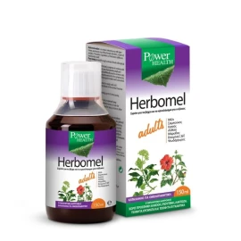 POWER HEALTH Herbomel Adults, Σιρόπι για το βήχα και το κρυολόγημα για ενήλικες. 150ml