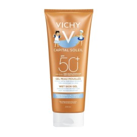 Vichy Capital Soleil Wet Skin Gel Kids SPF50, Παιδικό Αντηλιακό Γαλάκτωμα 200ml