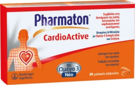 Pharmaton CardioActive Συμπλήρωμα Διατροφής για την Καλή Καρδιαγγειακή Υγεία, 30caps