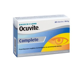 Bausch & Lomb Ocuvite Complete, Συμπλήρωμα Διατροφής για την Καλή Υγεία & την Προστασία των Ματιών, 60 Softgels